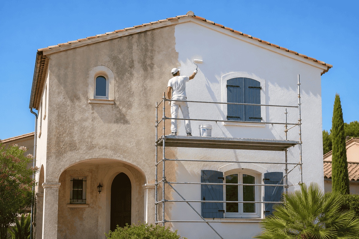couvreur façadier Fréjus pour ravalement de façade